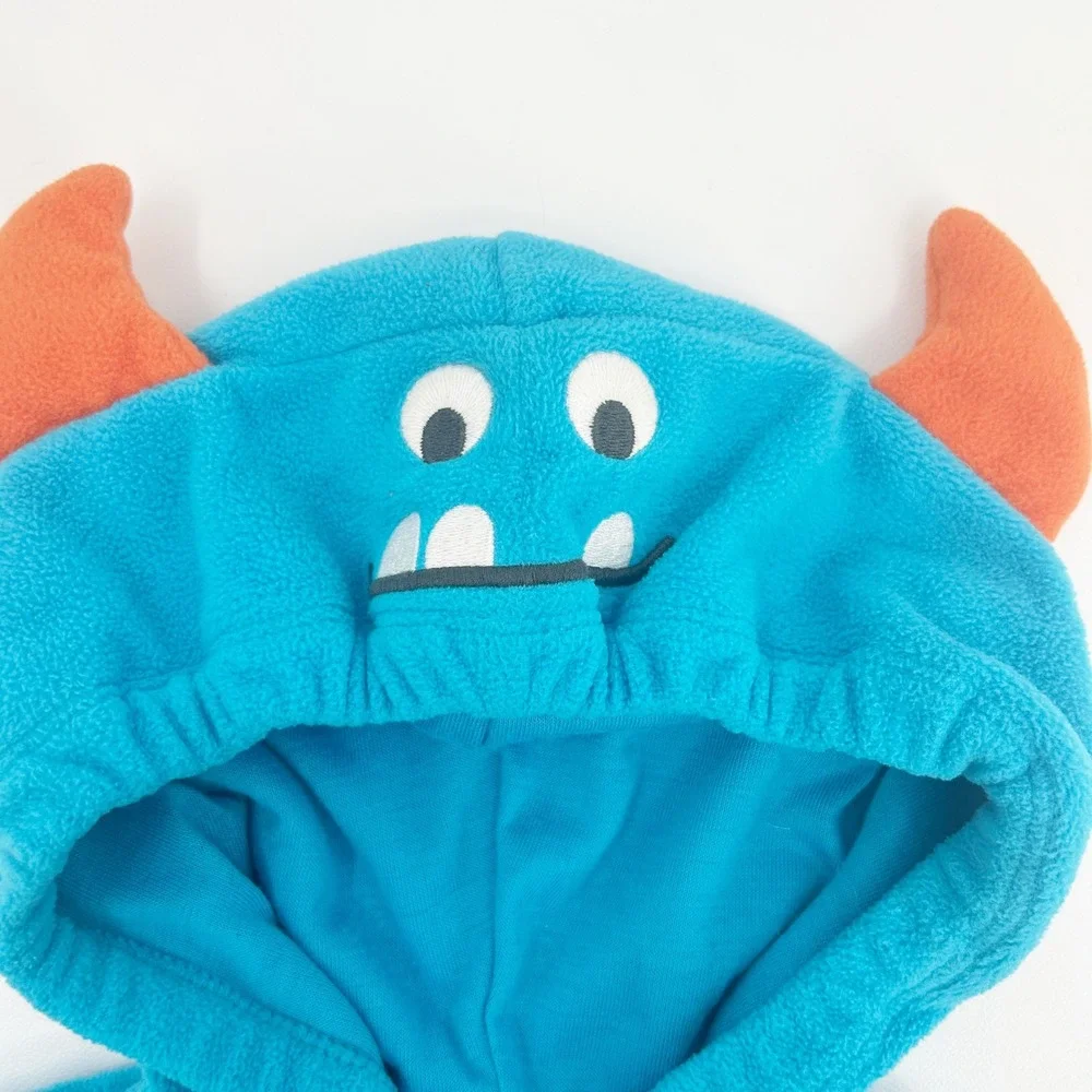 Carters Baby Monster Hooded Fleece Halloween Costume Zip Up Jacket Size‎ 12M